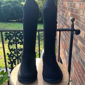 UGG Women's Black Knit Boots